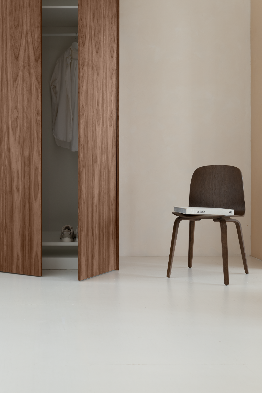 PAX hoekdeur No. 1 Pure Walnut (2x) 52 cm / 194 cm