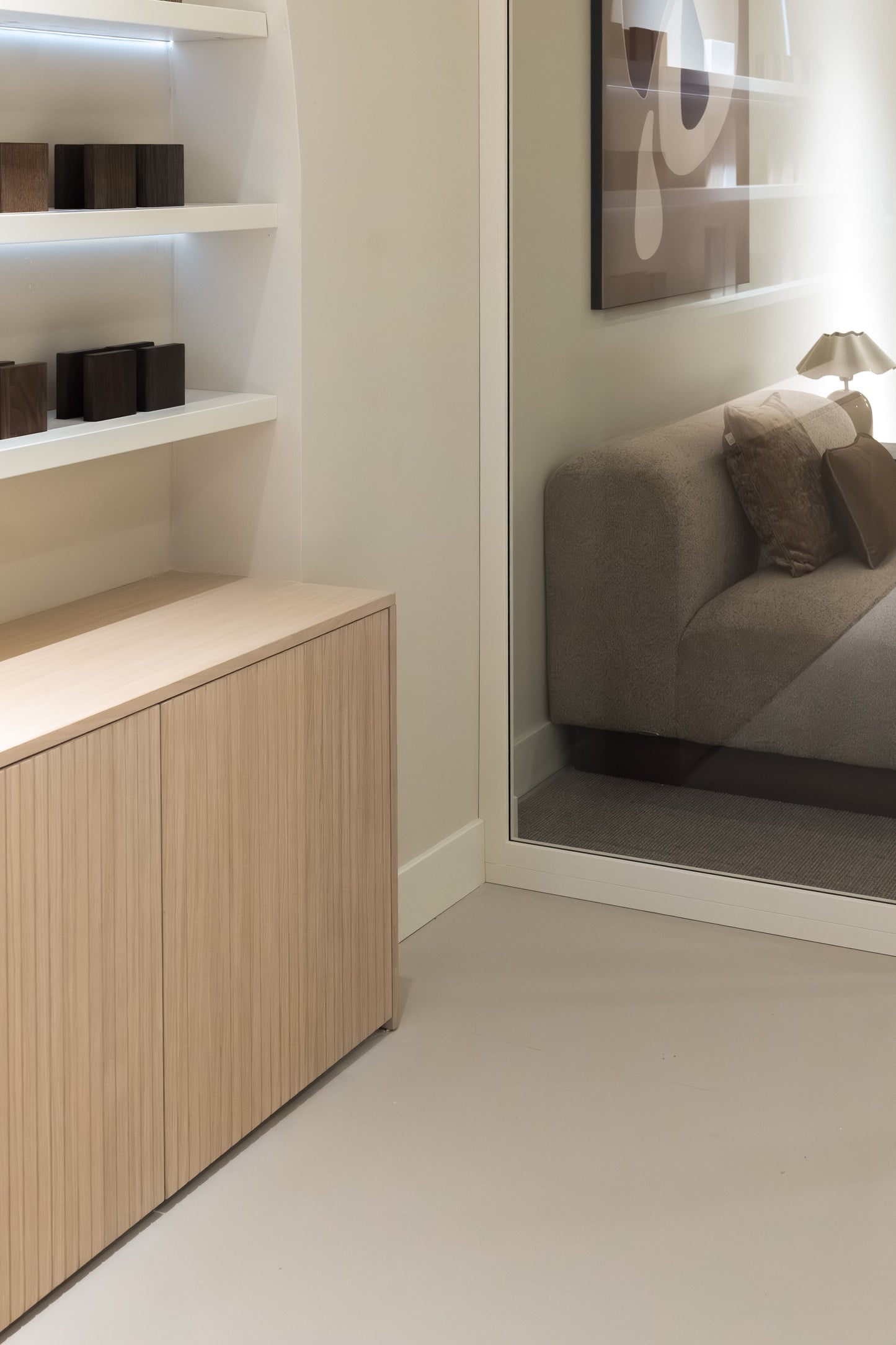 Panel de cobertura BESTÅ n.º 3 Framed Clear Oak