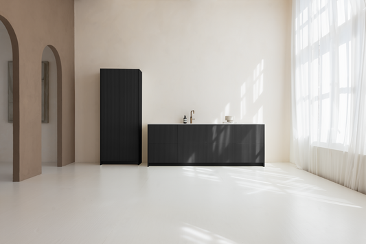 METOD vaatwasser deur No. 3 Black 45 cm / 80 cm / Nee