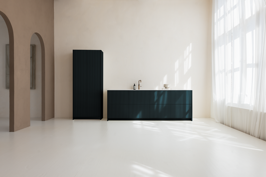 METOD vaatwasser deur No. 3 Dark Blue 45 cm / 80 cm / Nee