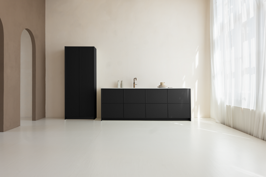 METOD vaatwasser deur No. 5 Black 45 cm / 80 cm / Nee