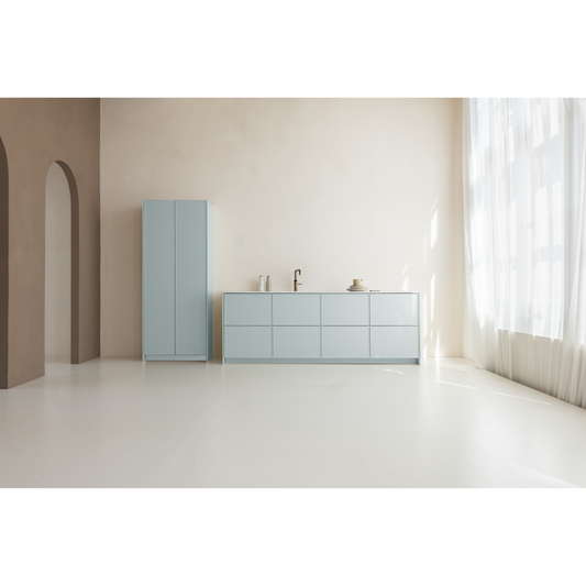 METOD vaatwasser deur No. 5 Light Blue 45 cm / 80 cm / Nee