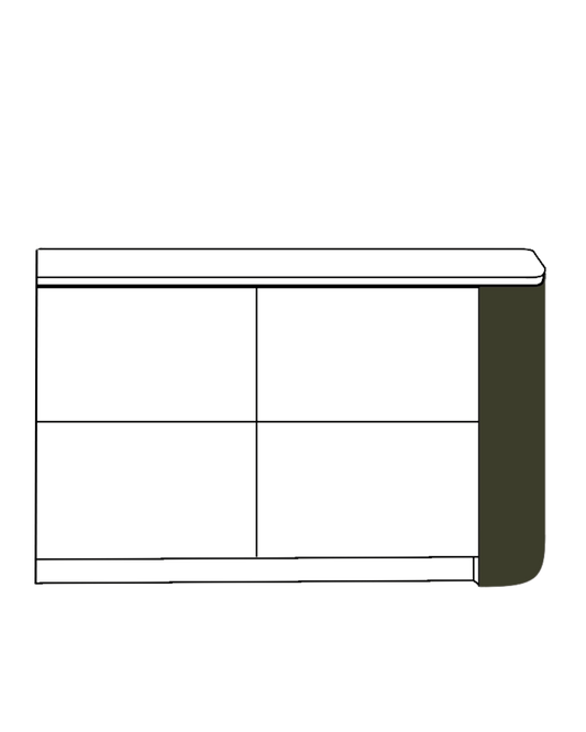 METOD afgerond bedekkingspaneel