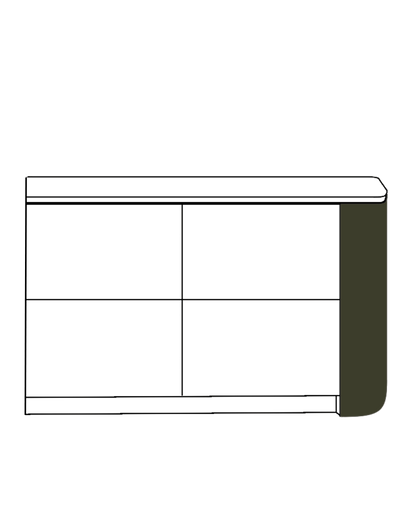 METOD afgerond bedekkingspaneel