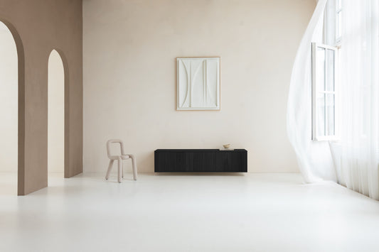 BESTÅ / Ready to Build No. 3 Black Oak mit Türen