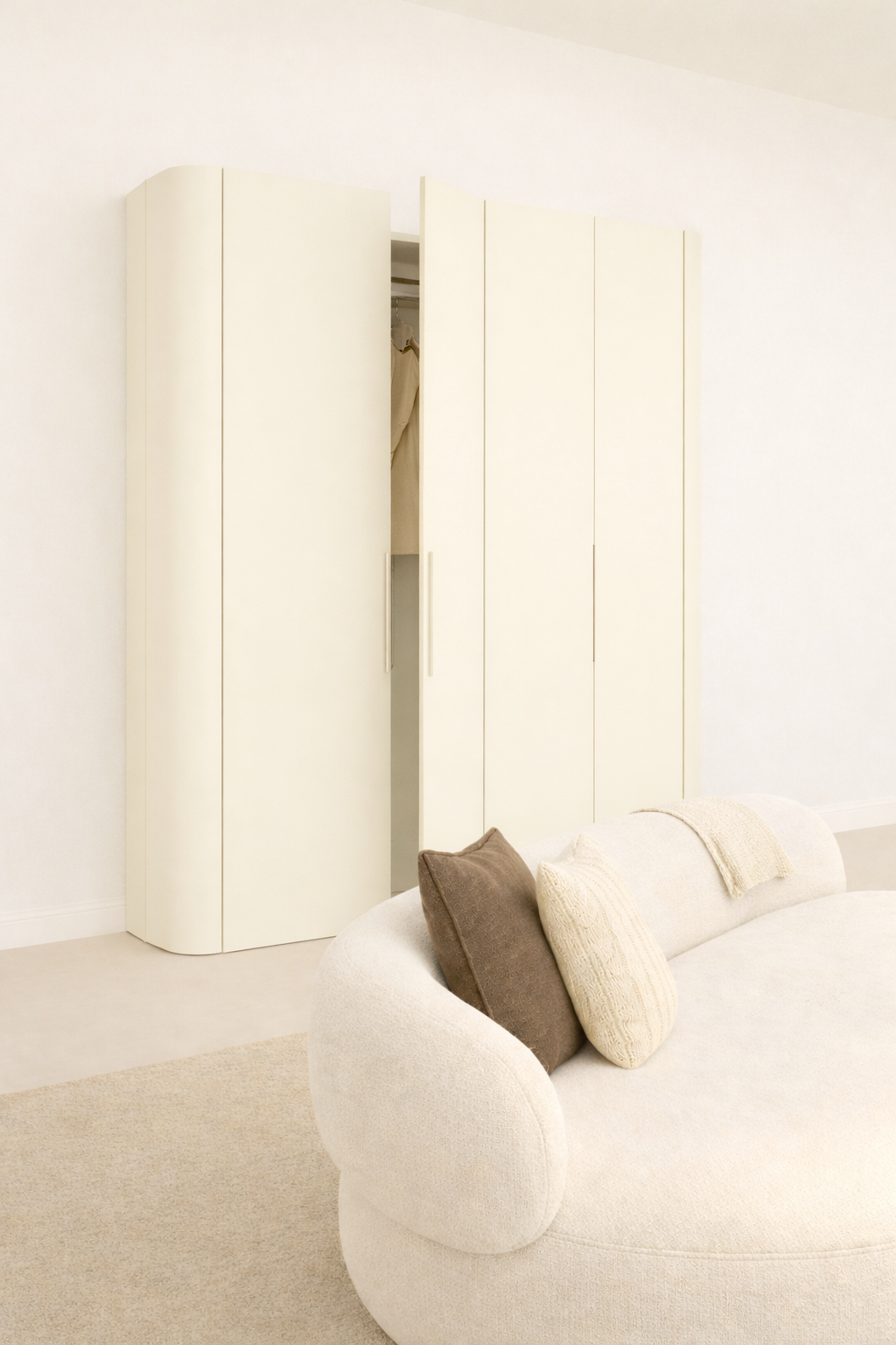 Panneau de recouvrement PAX arrondi No.1 Cream