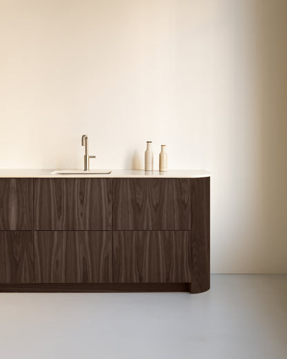 METOD afgerond bedekkingspaneel No. 1 Dark Walnut