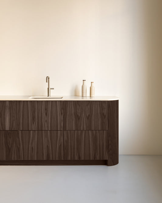 METOD dubbelzijdig afgerond bedekkingspaneel No. 1 Dark Walnut