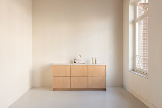 METOD Horizontal door No. 5 Framed Clear Oak