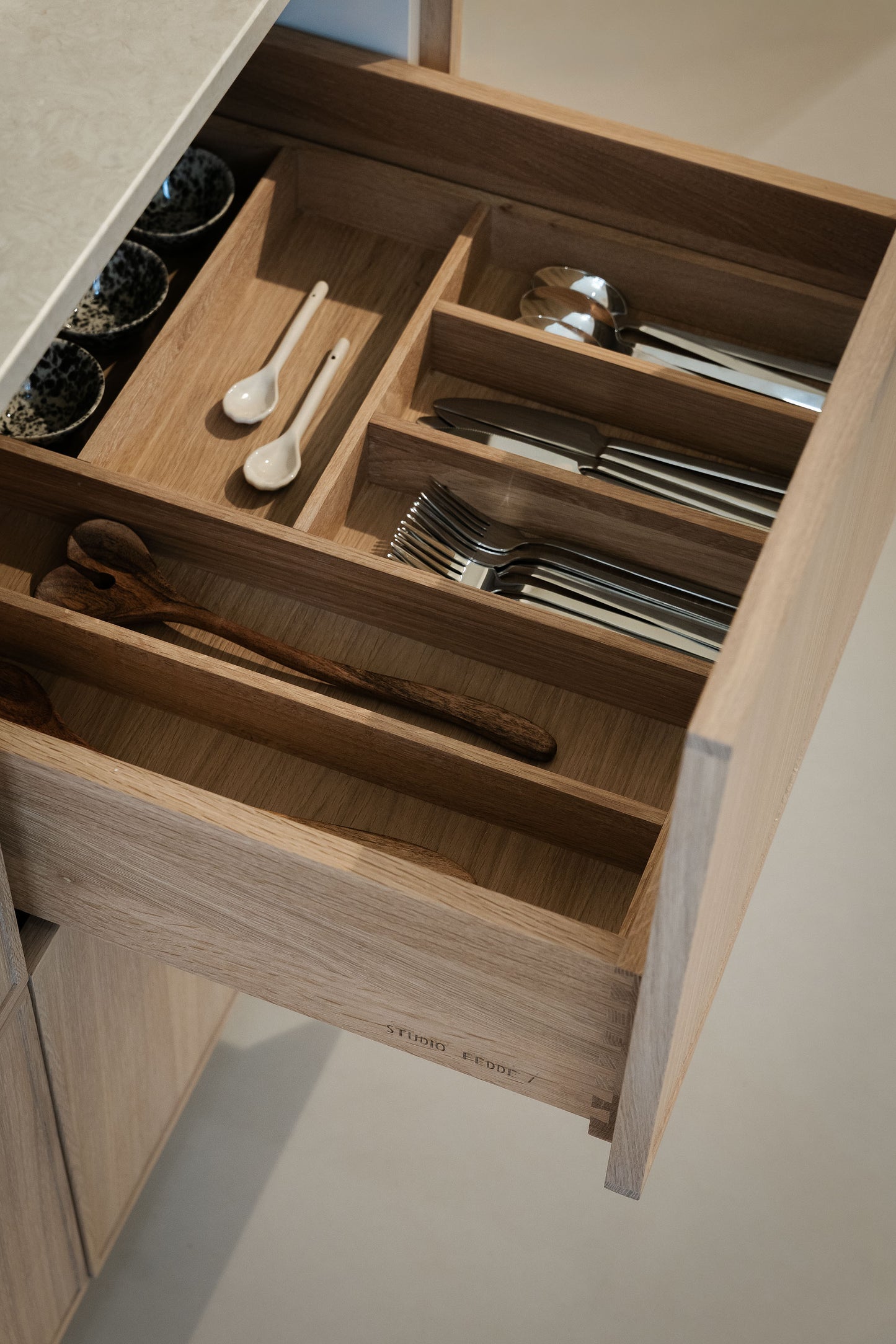 METOD wooden drawer Light Oak