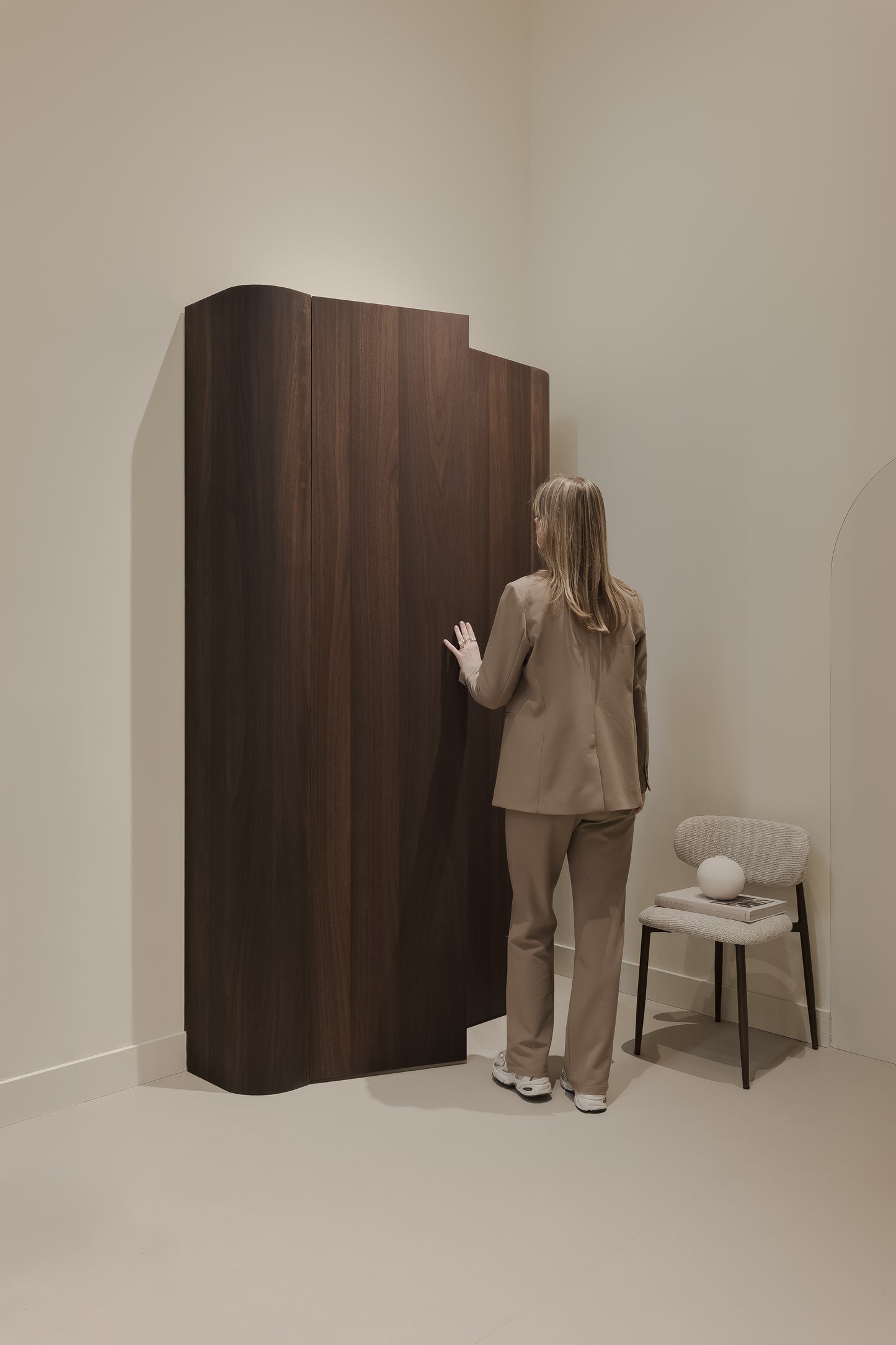 PAX afgerond bedekkingspaneel No. 1 Dark Walnut