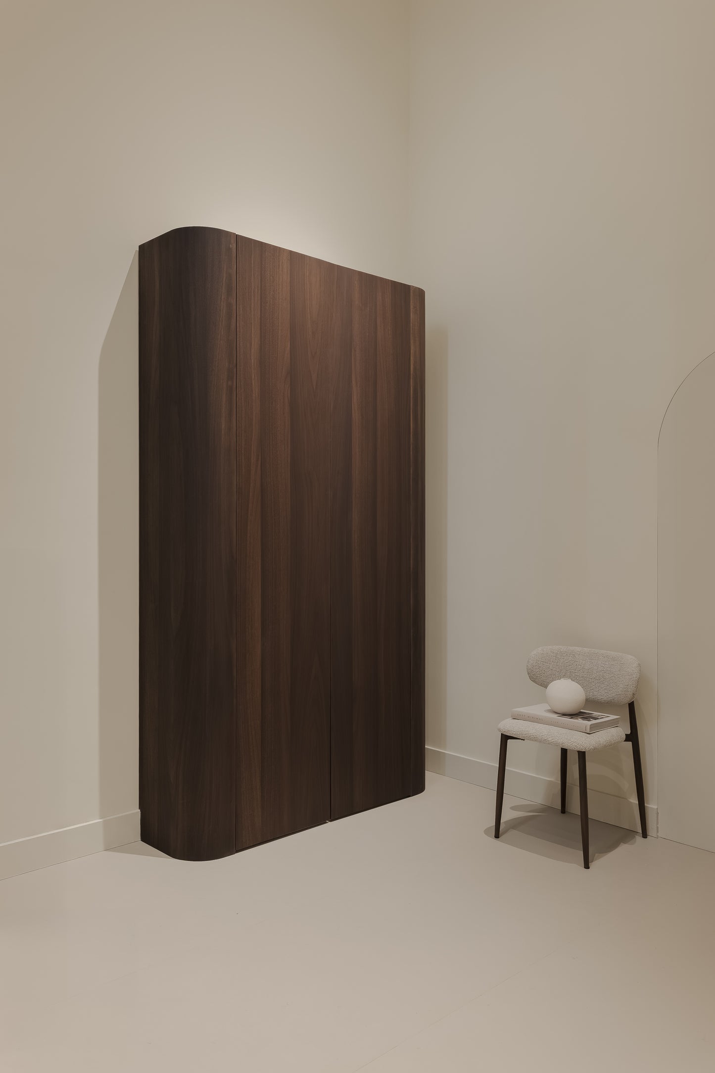 PAX afgerond bedekkingspaneel No. 1 Dark Walnut