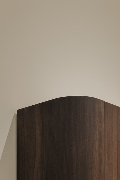 PAX afgerond bedekkingspaneel No. 1 Dark Walnut