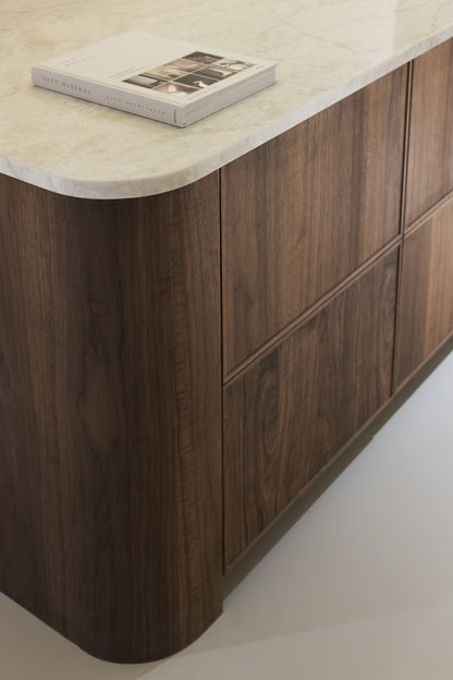 Panel de cobertura redondeado METOD N.º 1 Roast Walnut