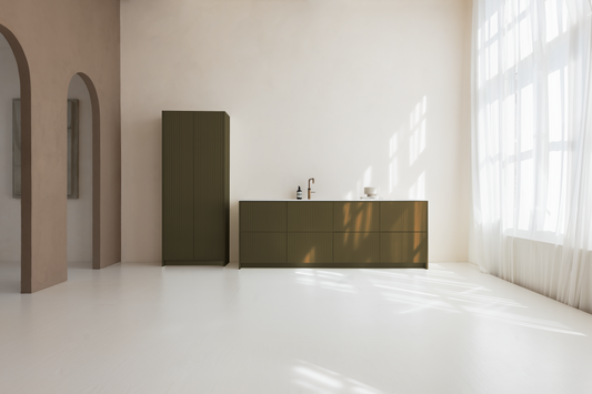 METOD klepdeur No. 3 Dark Green