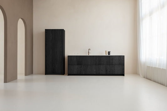 Kücheninsel Boden-Abdeckplatte No. 1 Black Oak