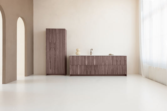 Kücheninsel Boden-Abdeckplatte No. 1 Light Walnut