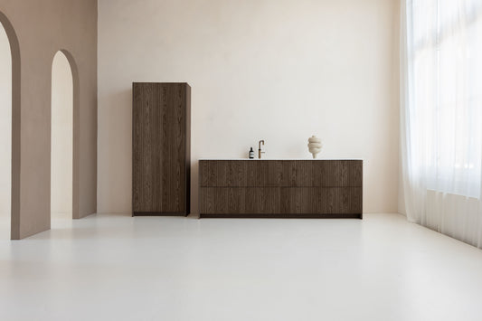 Kücheninsel Boden-Abdeckplatte No. 3 Dark Oak