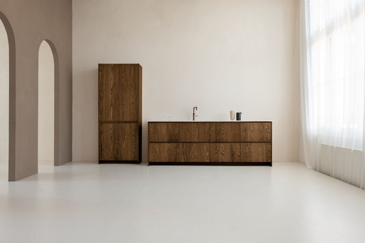 Kücheninsel Boden-Abdeckplatte No. 5 Warm Oak