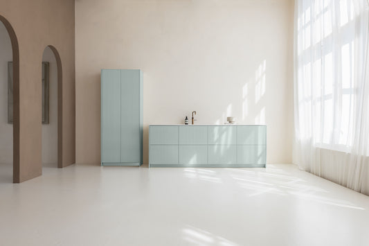 Kücheninsel Boden-Abdeckplatte No. 3 Light Blue