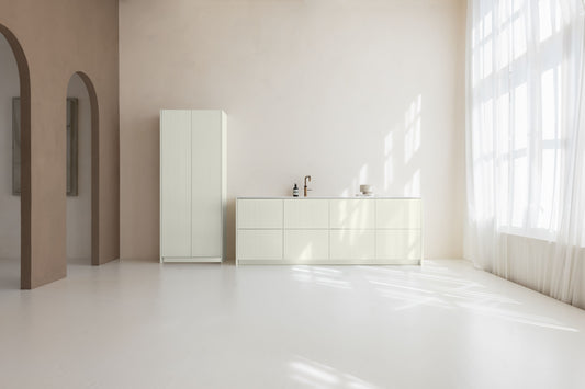 Kücheninsel Boden-Abdeckplatte No. 3 Off White