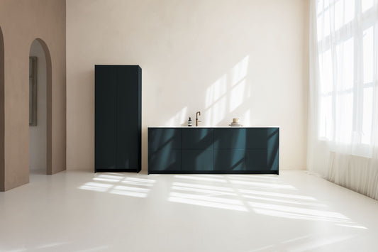 METOD bedekkingspaneel tot grond No. 1 Dark Blue - Dubbelzijdig gespoten