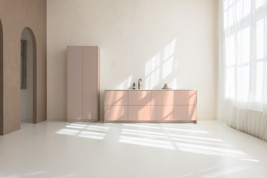 METOD bedekkingspaneel tot grond No. 1 Pink - Dubbelzijdig gespoten