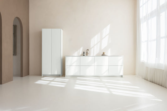 METOD bedekkingspaneel tot grond No. 1 White - Dubbelzijdig gespoten