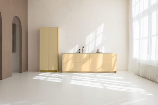 METOD bedekkingspaneel tot grond No. 1 Yellow - Dubbelzijdig gespoten