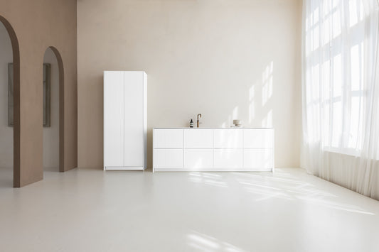 METOD bedekkingspaneel tot vloer No. 3 White - Dubbelzijdig gespoten