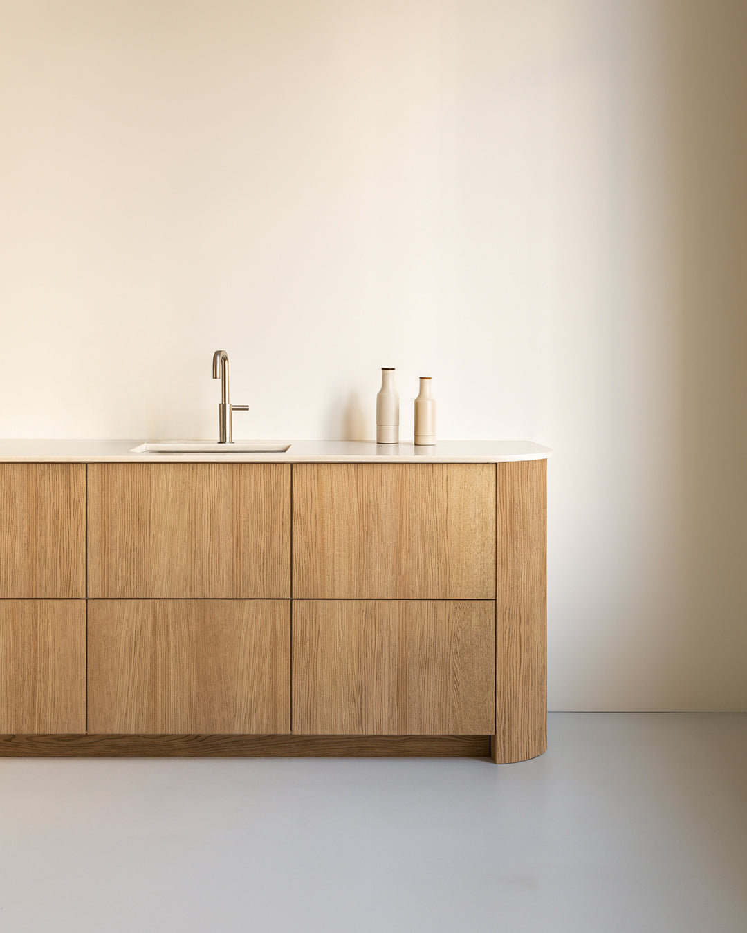 METOD afgerond bedekkingspaneel No. 1 Mid Oak