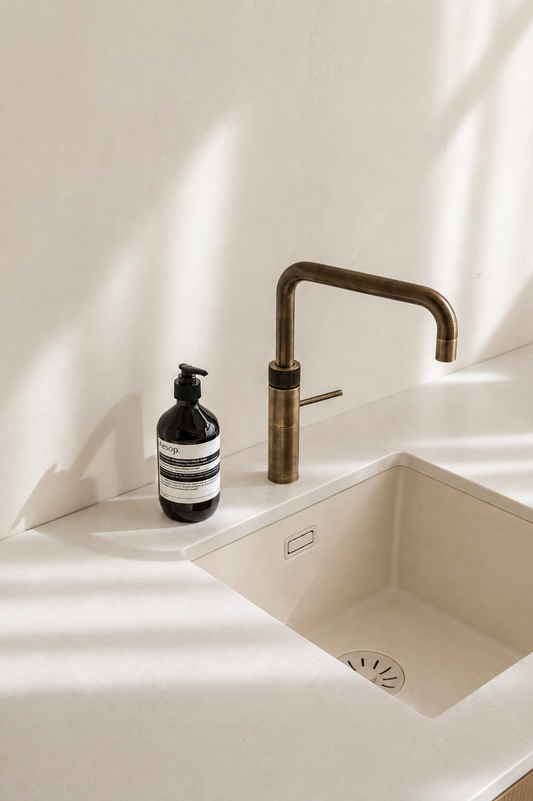 Quooker Classic Fusion Square Messing Patina