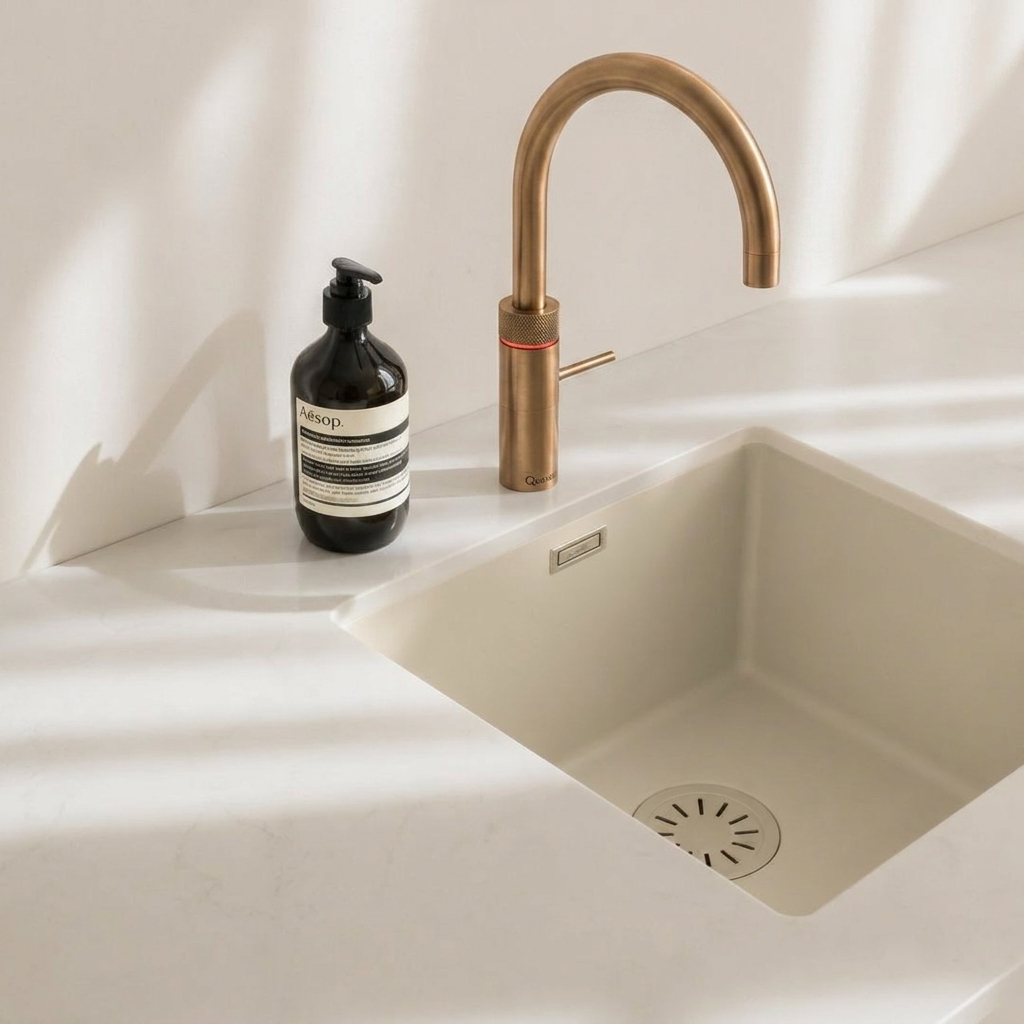 Quooker Fusion Round Messing Patina