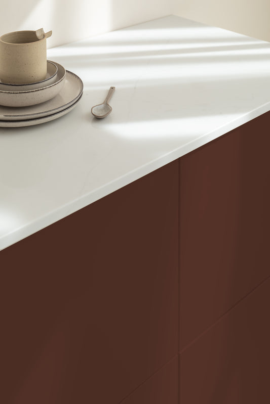 Eiland bedekkingspaneel tot grond No. 1 Burgundy