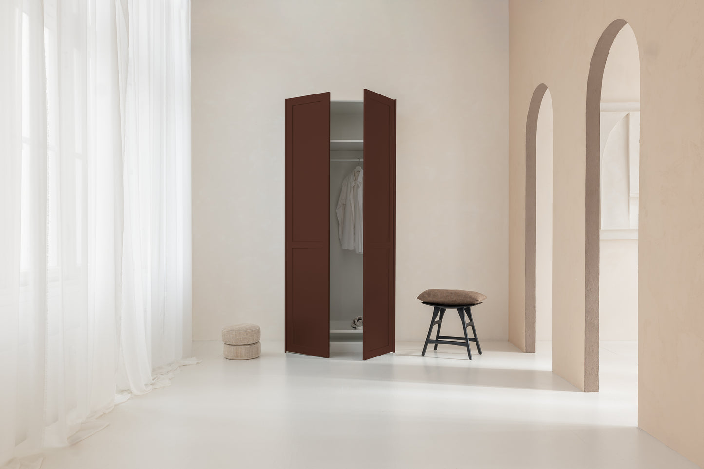 PAX deur No. 4S Burgundy