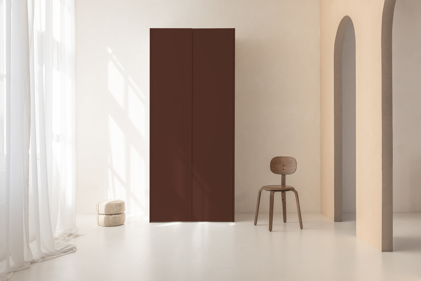 PAX deur No. 5S Burgundy