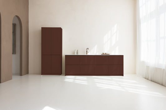 METOD klepdeur No. 2 Burgundy