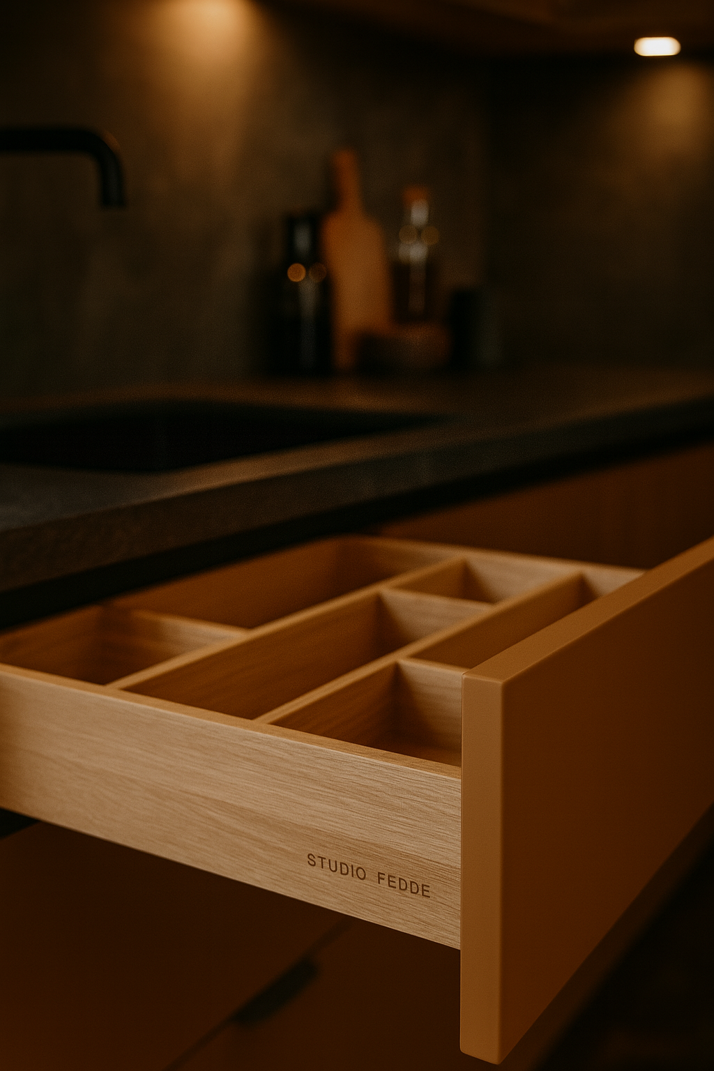 Besteckschublade / Dark