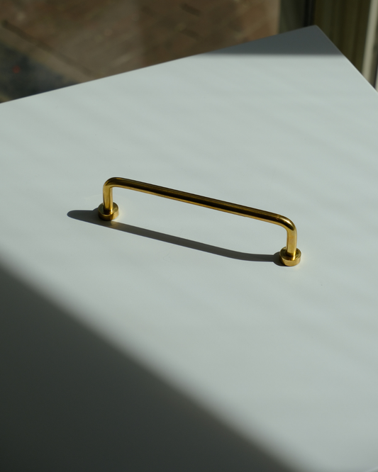 Unlacquered Brass Plus Handle