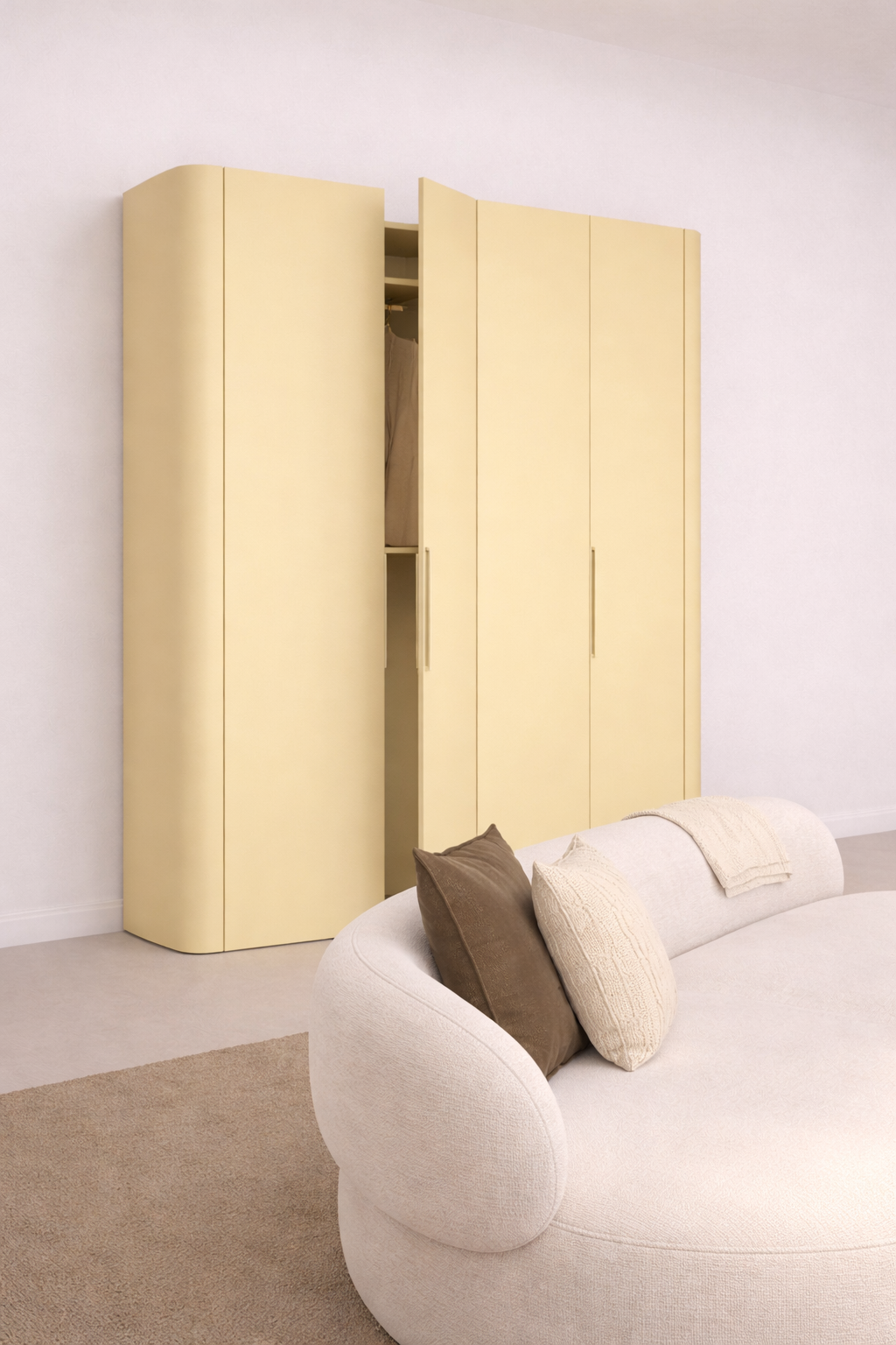 PAX afgerond bedekkingspaneel No. 1 Yellow