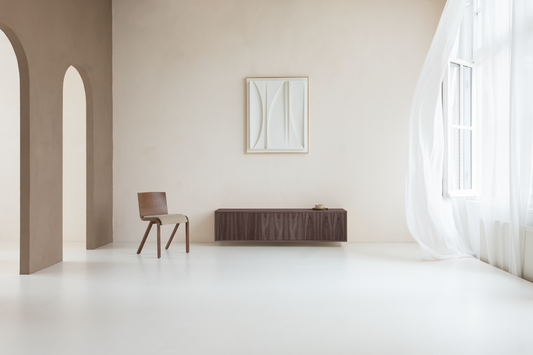 BESTÅ bottom panel No. 1 Light Walnut